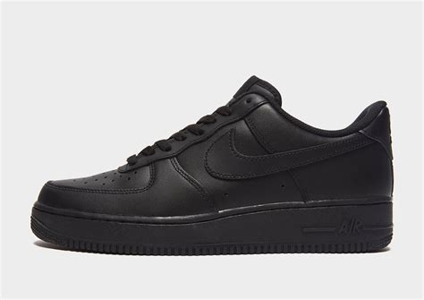 nike air force low zwart|nike black air force 1.